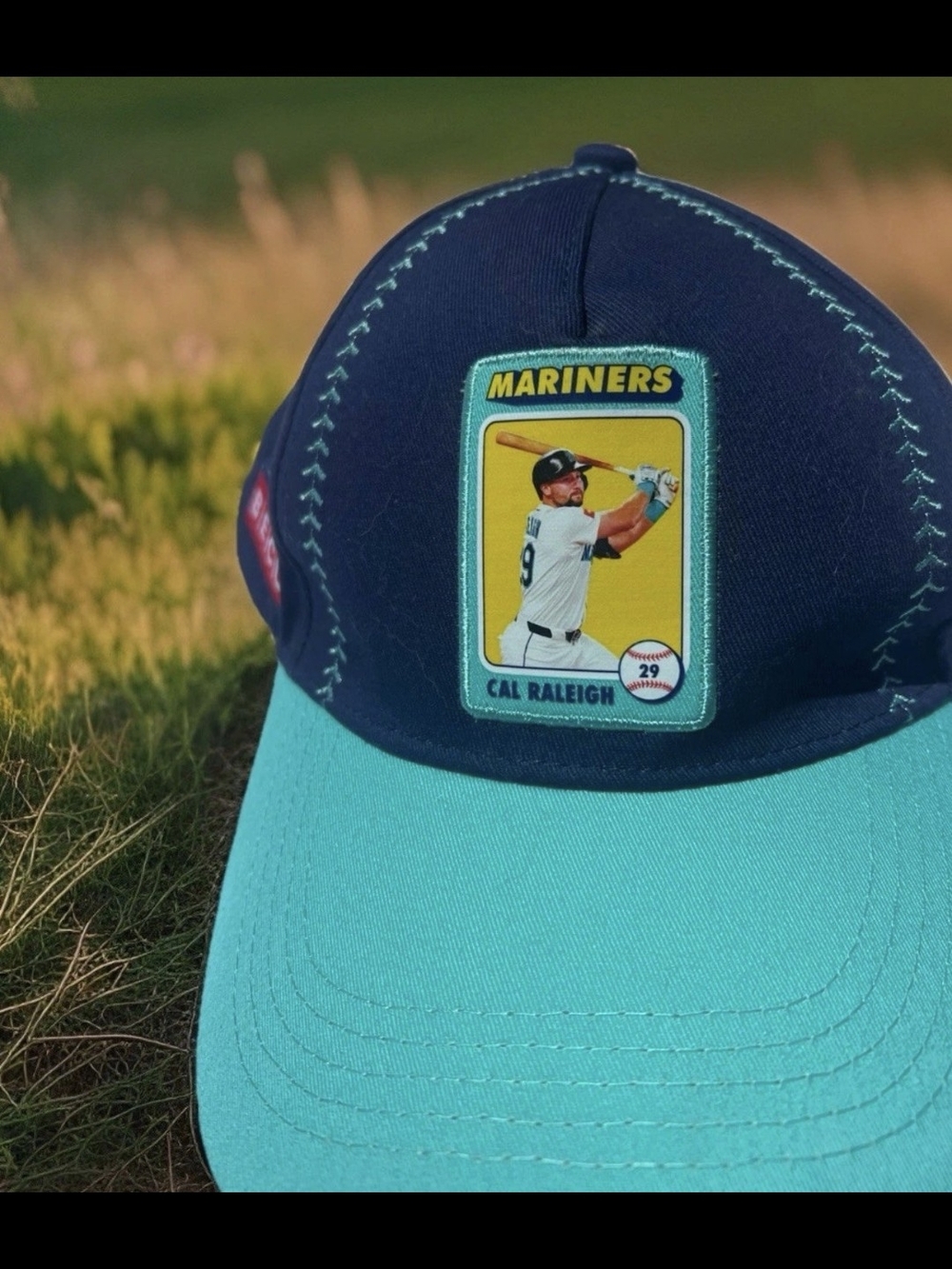 Seattle Mariners Kids Club Cal Raleigh Snapback Hat Youth Baseball Cap SGA - Picture 5 of 5